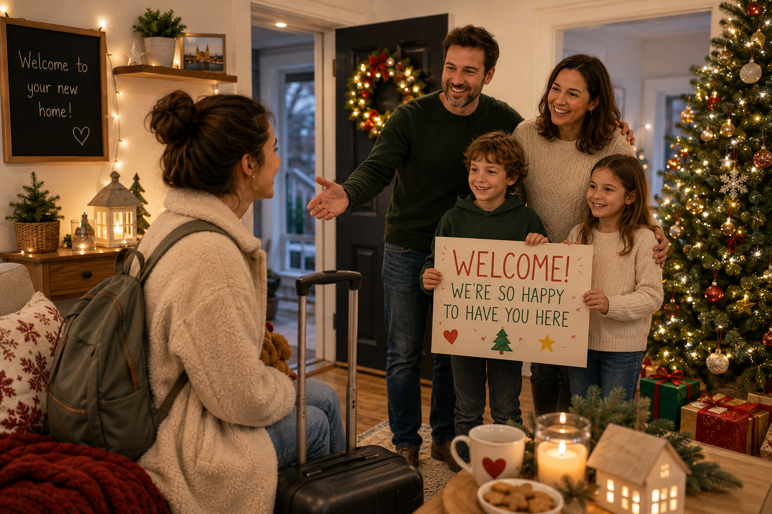 How to Welcome an Au Pair Arriving Just Before Christmas